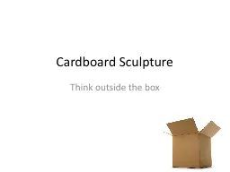 Cardboard Sculpture
