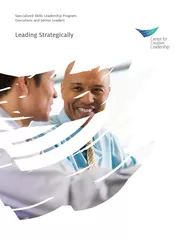 Leading StrategicallySpecialized Skills Leadership ProgramExecutives a