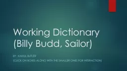 Working Dictionary