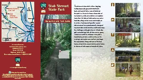 Stub Stewart State ParkThis publication is available in alternative fo