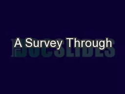 A Survey Through