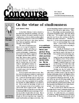 Vol v, Issue 5January 28, 2000www.theUniversityConcourse.com