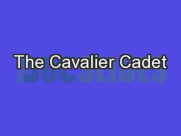 The Cavalier Cadet