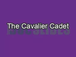 The Cavalier Cadet