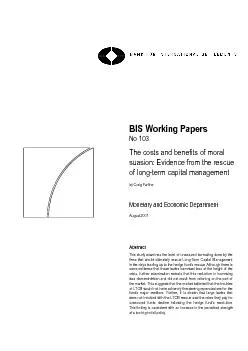 BIS Working PapersNo 103