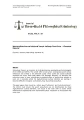 Journal of Theoretical and Philosophical Criminology