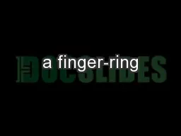 a finger-ring