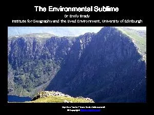 The Environmental Sublime