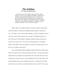 The SublimeBy: Sarah Elizabeth Krocker......the man who says “Thi