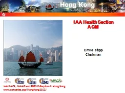 IAA Health Section