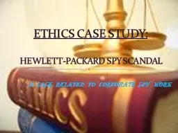 A  CASE  RELATED  TO  CORPORATE  SPY  WORK