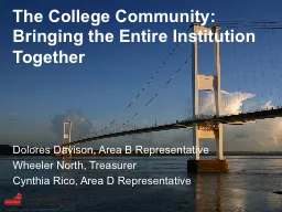 The College Community: Bringing the Entire Institution Toge