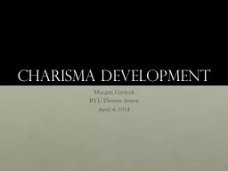 Charisma Development