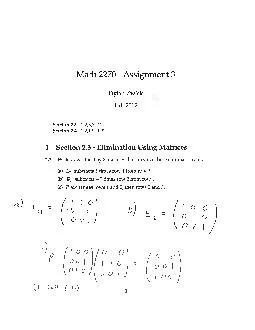 Math2270-Assignment3DylanZwickFall2012Section2.3-1,2,3,7,17Section2.4-