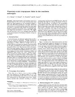 GEOPHYSICALRESEARCHLETTERS,VOL.27,NO.3,PAGES353-356,FEBRUARY1,2000Plan