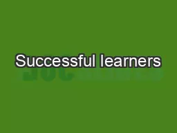 Successful learners