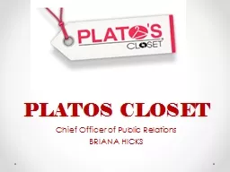 PLATOS CLOSET
