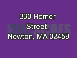 330 Homer Street, Newton, MA 02459