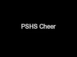 PSHS Cheer