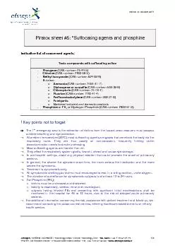 Edition of October 2011 Afssaps / DEMEB / SURBUM / Toxicology Dept / C