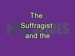 The Suffragist and the