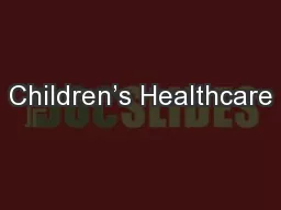 Children’s Healthcare