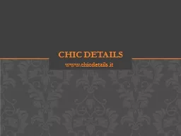 www.chicdetails.it