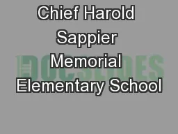 Chief Harold Sappier Memorial Elementary School