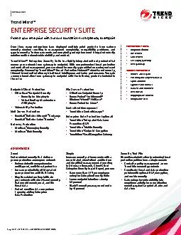 \r\f\n\tENTERPRISE SECURITY SUITEProtect your enterprise with a