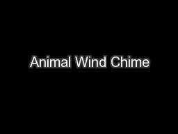 Animal Wind Chime