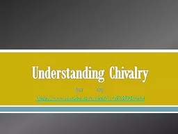 Understanding Chivalry