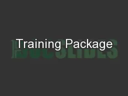 Training Package