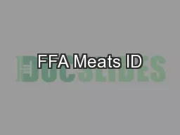 FFA Meats ID