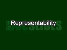 Representability