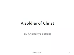 A soldier of Christ