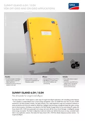 SUNNY ISLAND 6.0H / 8.0HFOR OFF-GRID AND ON-GRID APPLICATIONSFor self-