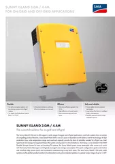 SUNNY ISLAND 3.0M / 4.4M  FOR ON-GRID AND OFF-GRID APPLICATIONSFlexibl