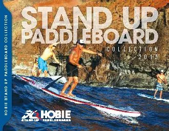 HOBIE STAND UP PADDLEBOARD COLLECTION