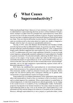 What Causes Superconductivity?Following Kamerlingh Onnes
