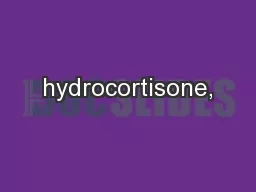 hydrocortisone,