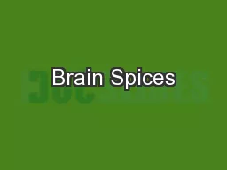Brain Spices