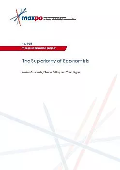 The Superiority of Economists