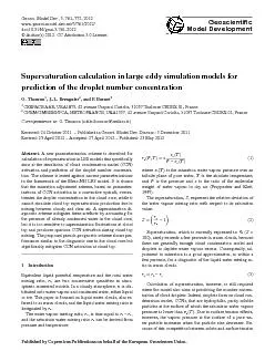O.Thouronetal.:Supersaturationcalculationinlargeeddysimulationmodels76