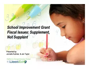 School Improvement GrantSchool Improvement Grant