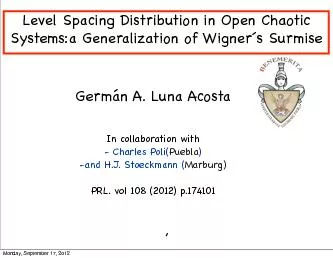 Level Spacing Distribution in Open Chaotic Systems:a Generalization of