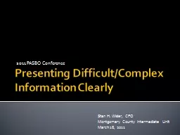 Presenting Difficult/Complex Information Clearly