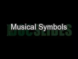 Musical Symbols
