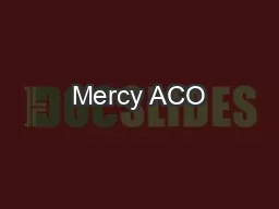 Mercy ACO