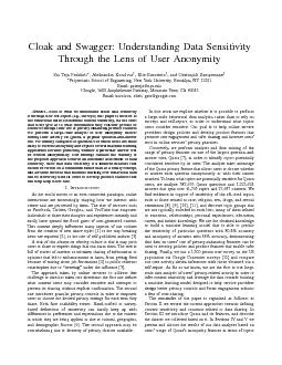 CloakandSwagger:UnderstandingDataSensitivity
