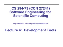 CS 294-73 (CCN 27241)